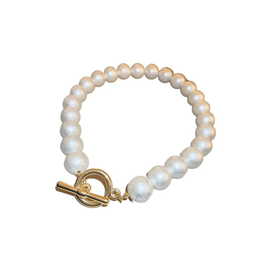 Baroque Pearl Necklace for Women Korean Fashion Neck Chain Female Vintage French Design Wedding Jewelry